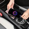 For Volkswagen VW ID.4 ID4    2024 Plush style central control armrest box storage box storage box car interior box