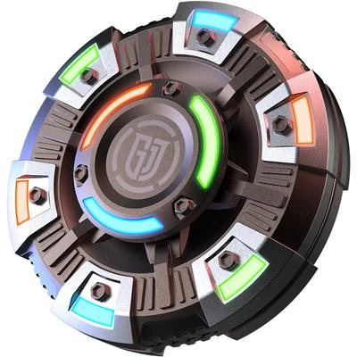 Fidget Spinner Magnetische Push-Münze 2 IN1 Metall EDC Leuchtendes Stressabbau-Spielzeug Haptische Münze PPB Push-Karte Antistresse Kreisel