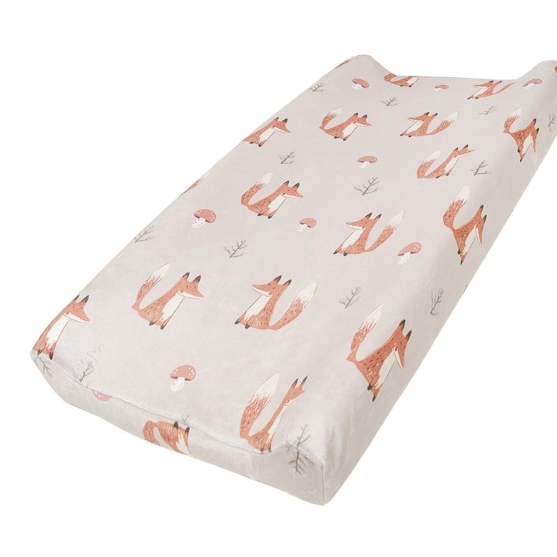 Printed Nappy Changing Pad Sheets Cover Soft and Comfortable Baby Diaper Changer Cushion Sleeve Protective Case