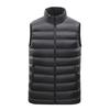 Men's Cotton Vest Can Store Light and Thin Stand-up Collar Jacket, Two-color Loose Vest Inside and Out