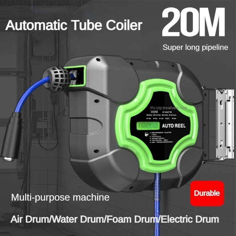 Wall Mounted Air Drum Tube Winding Device Automobile Repair And Beauty Tool Automatic retractable Hose Pipe Reel