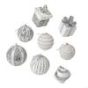8Pcs Sparkling Christmas Baubles Ball Ornament for Christmas Tree Decorations A0KF
