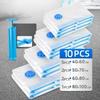 Vacuum Storage Bags Thick Clothes Organizer Quilt Blanket Duvet Down Jacket Compression Bag Household Space Saver