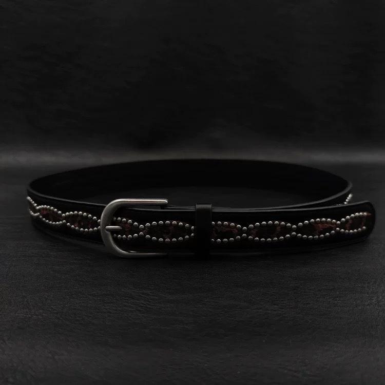 

Five Pointed Star Hollow Belt Casual Jeans Fashionable Decorative Belt One Size чорний