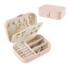 Jewelry Box Travel Comestic Jewelry Casket Organizer Makeup Lipstick Storage Box Beauty Container Necklace Birthday Gift