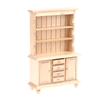 1:12 Dollhouse Miniature Wood Display Cupboard Shelf Cabinet Decoration Painted