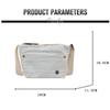 Stylish Ultra-Light Nylon Crossbody Bag Adjustable Wide Strap Large Capacity Messenger Bag Zipper Closure Women Bag Outing