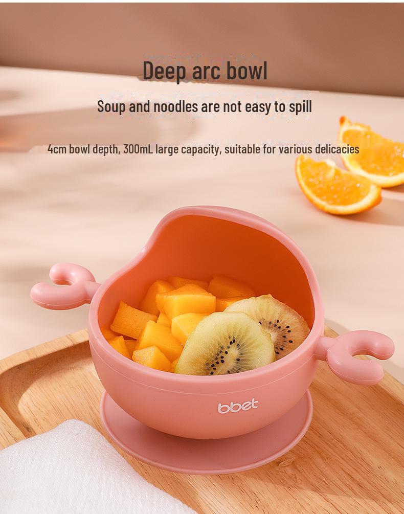 "Portable Baby Elephant Silicone Snack Bowl - Anti-Spill, Food Storage, Fruit Cup"