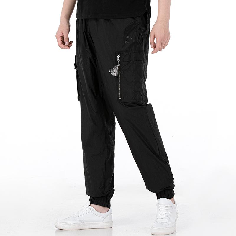 Puma Paisley Cargo Jogger Pants Men Bottoms Black 534975-01