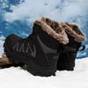 Men's Waterproof Hiking Shoes, Men's Winter Outdoor Sports Shoes,Snow Boots,Plush Mountain Snow Boots,Outdoor Travel Men's Shoes