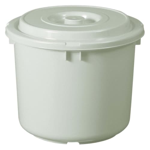 TONBO Shinki Gosei Pickle Container with Lid, 20-inch, Gray, Diameter 37cm x Height 30.5cm, Made in Japan