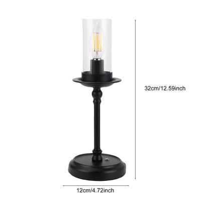 Rechargeable Cordless Table Lamp Desk Lamp with Touch Control Brightness Adjustment for Party Dinner Room Birthday