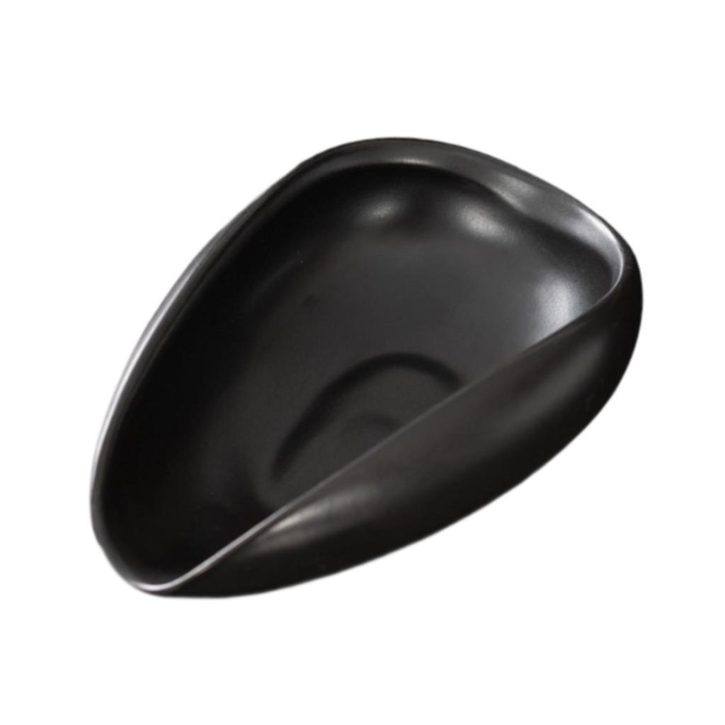 Ceramic Single Dosing Tray Weigh Coffee Bean Container Modern Porcelain Tea Vessel Coffee Powder Spoon for Buffet