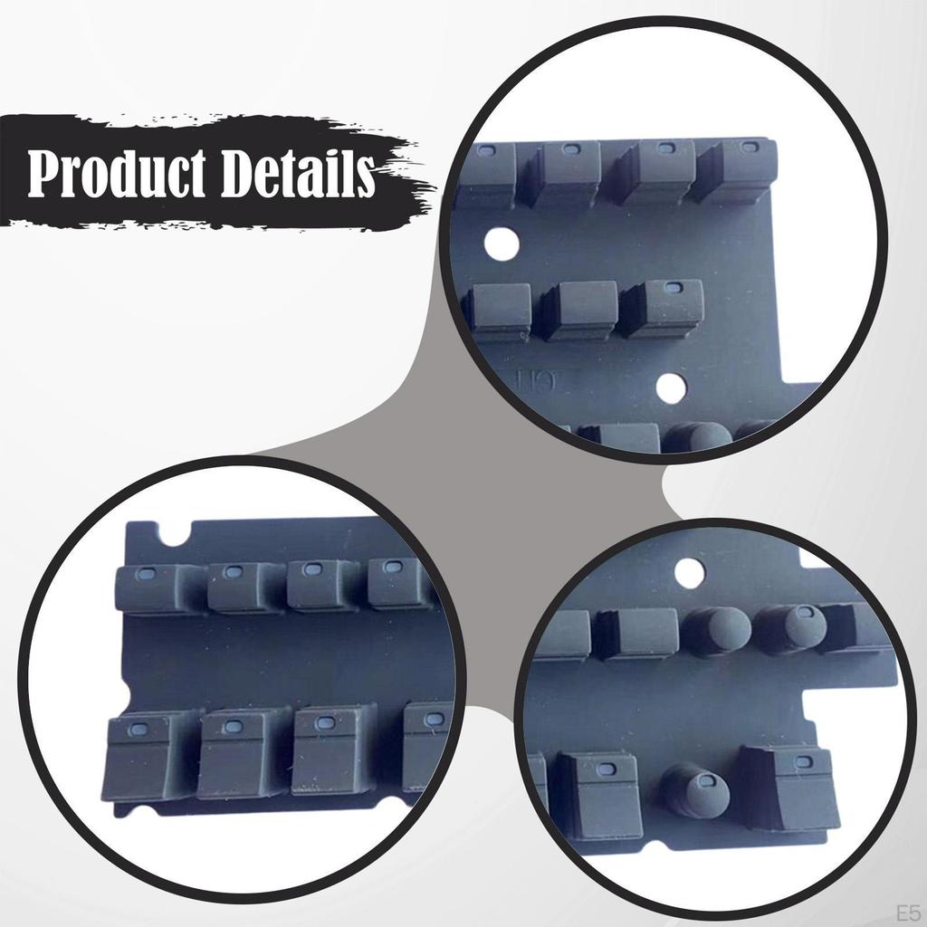 Conductive Keyboard Pad, Rubber Replacement for Electronic Keyboards, High Sensitivity, Long