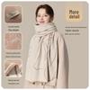 JIUMU Women's Winter Wool Scarf & Shawl Gift Set