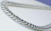 Pure Titanium Curb Chain Necklace, 12mm, Extra Thick (60cm), Double 6-Facet Cut (Men's) (TIT-1-NW-60)