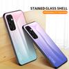 For Samsung Galaxy A35 5G Tempered Glass Case PC+TPU Phone Cover