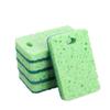 Wood pulp sponge dishwashing sponge wipe block double-sided hanging kitchen cleaning wood pulp cotton scouring cloth absorbent rag