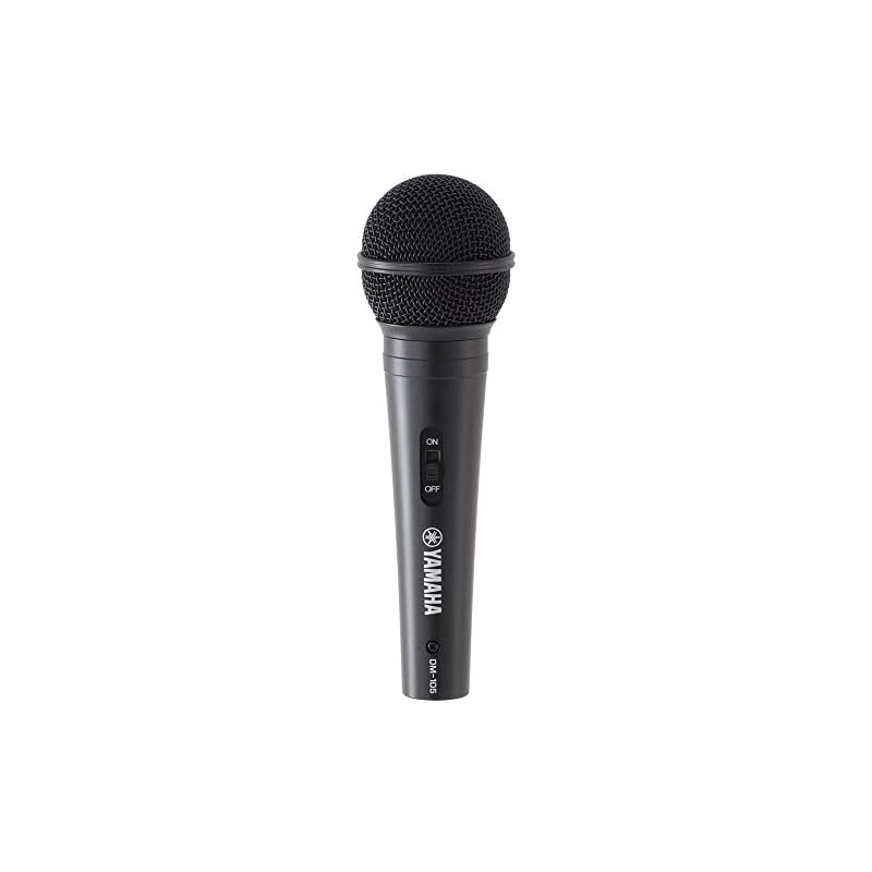 Yamaha DM-105 Dynamic Microphone, Unidirectional, Includes 5m XLR-to-Phone Cable