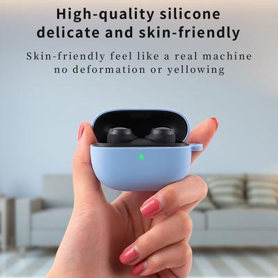 Liquid Silicone Protective Case For Redmi Buds 3 Lite Cover Candy Color Soft Thin Earphone Accessories