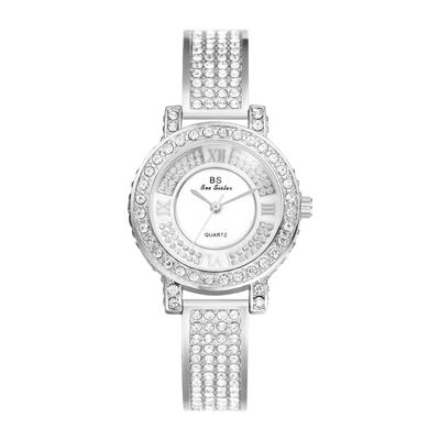 Sparkling Gold Diamond Cute and Stylish Roman Numeral Analog Display Waterproof Quartz Watch Gold Fashion Watch for Women Perfect Gift for Day Women's
