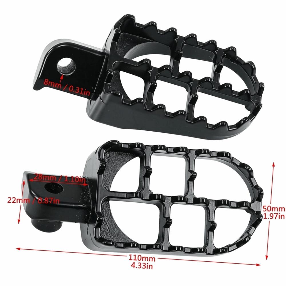 Spring Pin Hardware Dirt Bike Foot Pegs Aluminum Material Aluminum Foot Pegs For Pit Bike