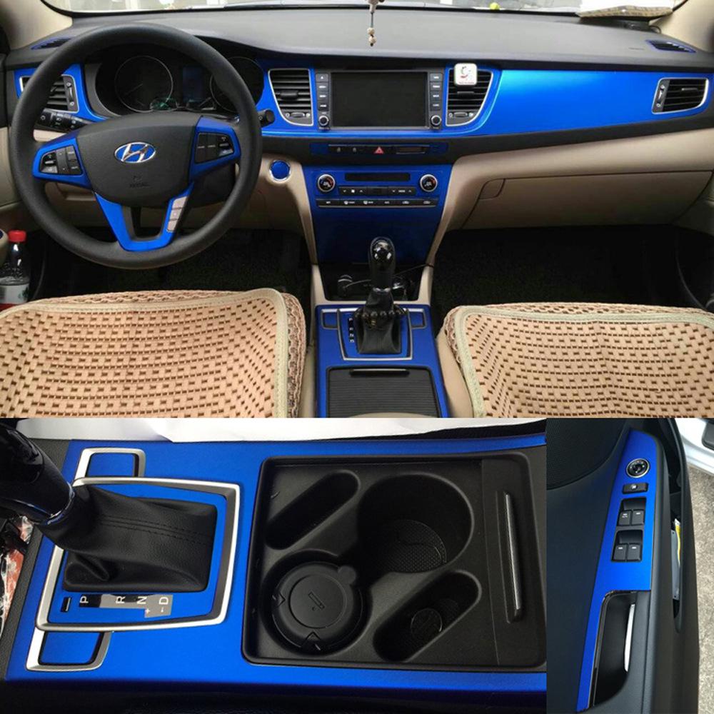Hyundai Mistra 2014-2019 Наклейка-обертка из углеродного волокна для интерьера, накладка на рычаг переключения передач