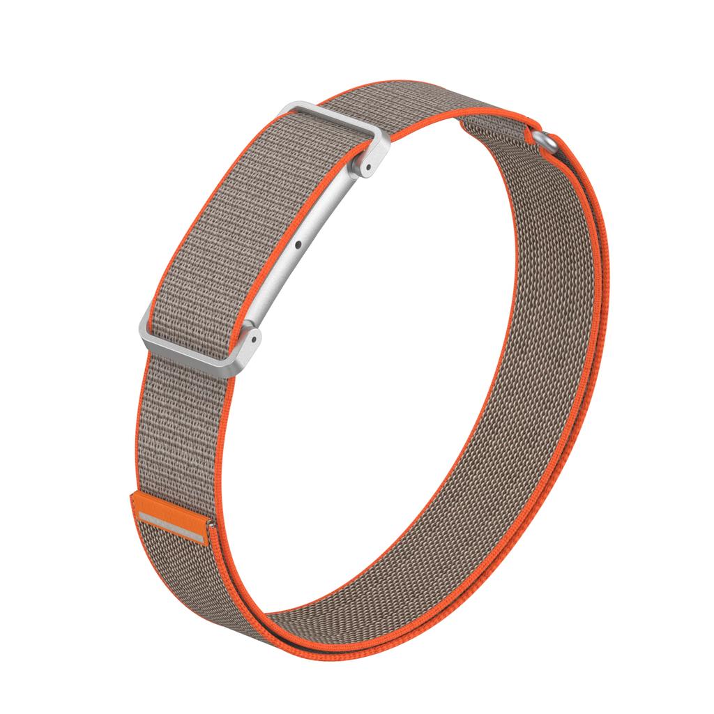 Nylon Armband for Google Fitbit Air Straps Metal Frame Fitness Tracker Accessories Replacement Bicep Band for Google Fitbit Air