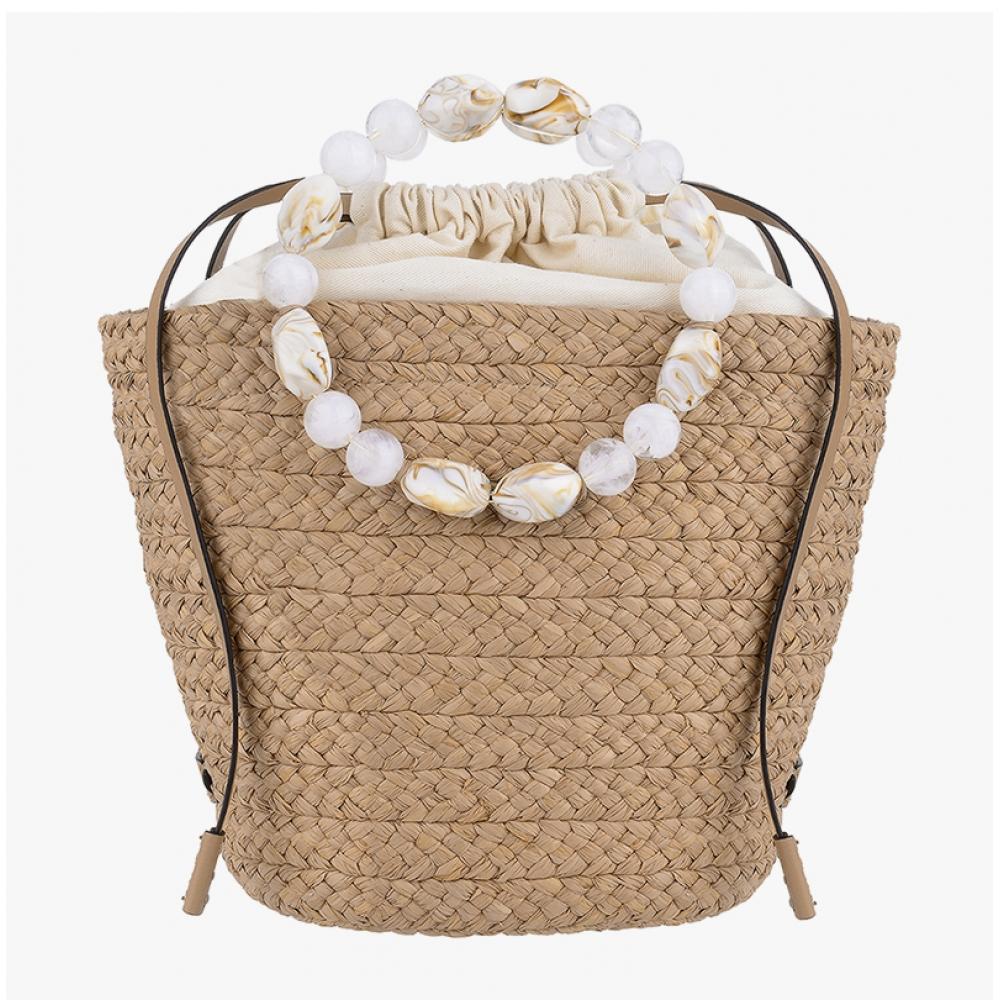 Helen Kaminski Natural Bucket Shoulder Bag Nuntl Bag51899