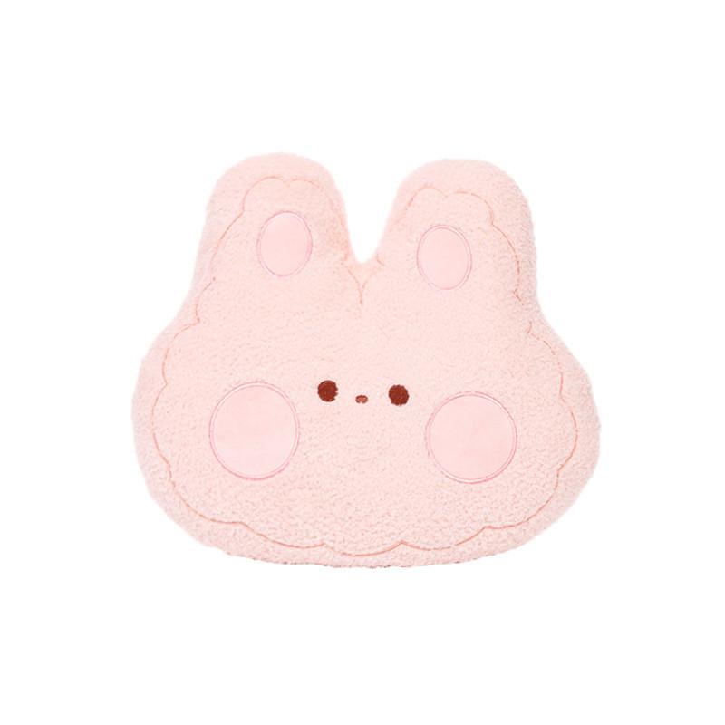 Plush Rabbit Cushion Large Soft Cartoon Backrest For Sofa And Office Comfort