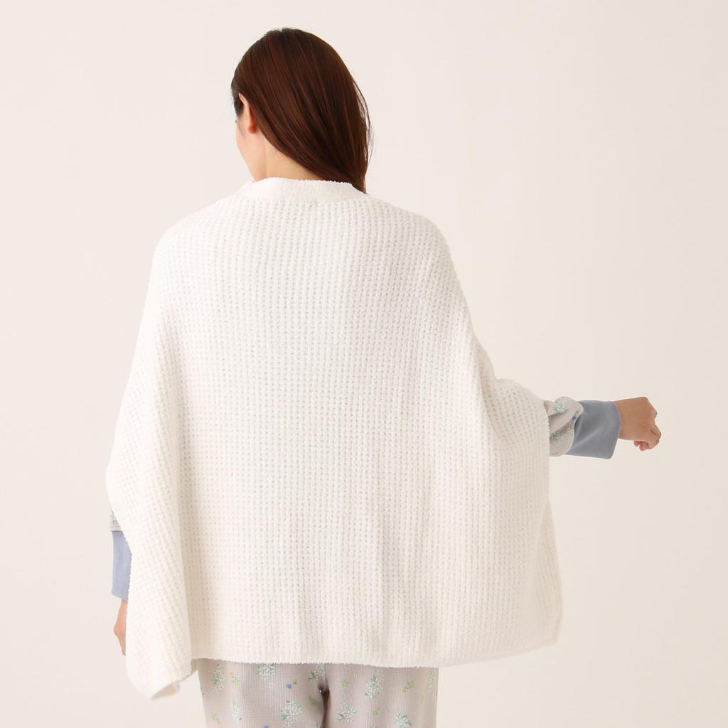 Afternoon Tea Living Pajama/Loungewear Set JF76 Waffle Knit Cardigan, Ivory