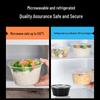 Disposable Round Plastic Food Containers with Lids