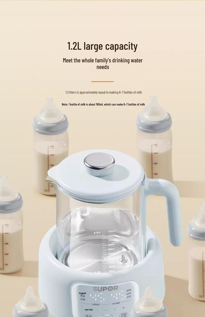 Supor Smart Baby Formula Maker with Temperature Control and Milk Warmer BW07