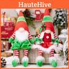 Rot Grün Hängende Bein Wichtel Figuren Set Für Festliche Weihnachtsdekorationen