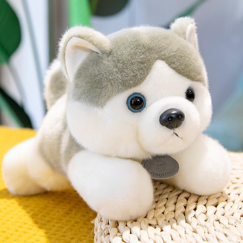 Husky Doll Plush Toy Puppy Throw Pillow Doll for Children Gift Grab Machine Doll