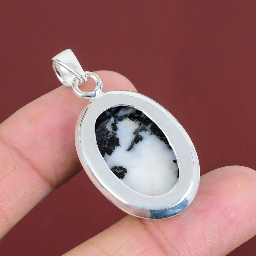 White Buffalo Turquoise Pendant 925 Sterling Silver Pendant Handmade Boho Pendant Very Pretty Gemstone Pendant Gifts For Mom Antique Jewelry