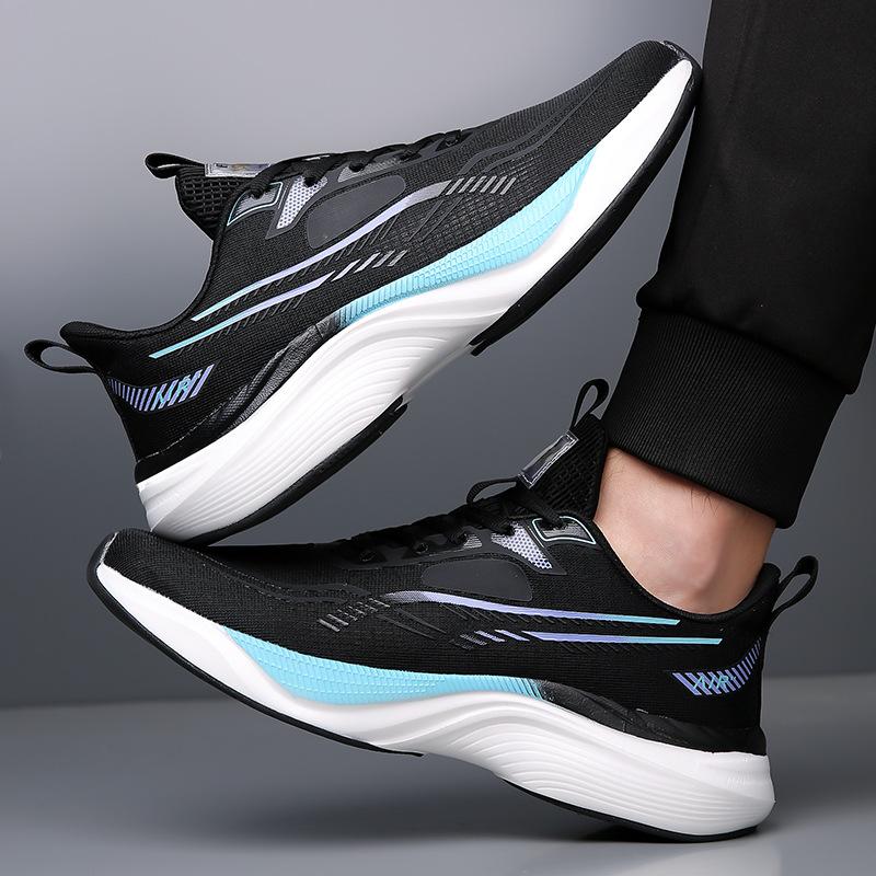 Men's Shoes Summer New Mesh Shoes Men's Breathable and Lightweight Thin Shock-absorbing Running Sports and Leisure Shoes