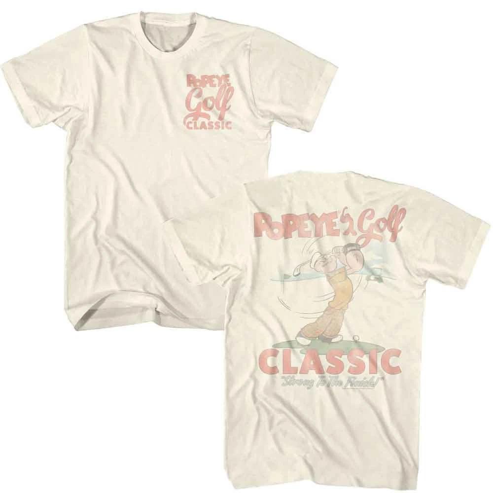 Popeye - Golf Classic - American Classics - Solid Off-White Short Sleeve T 100