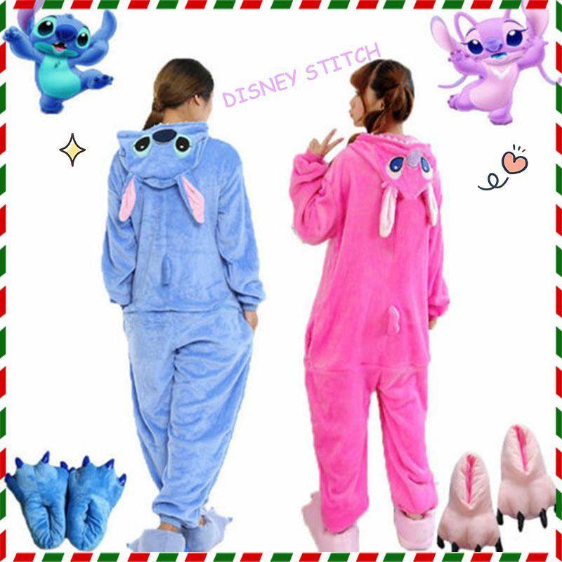 Hooded Flannel Jumpsuits Pajamas Winter Spring Halloween Cosplay Costume