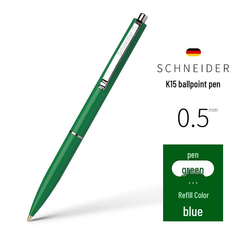 Schneider Wysokiej Jakości Długopis Kulkowy Wciskany - Gładki Niemiecki Import do Użytku Biurowego i do Podpisu