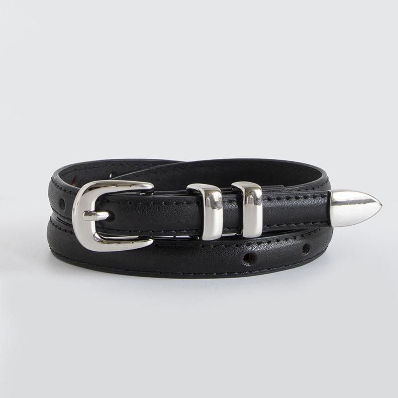 

New Exquisite, High-end and Versatile Business Commuting Fashion Women s Genuine Leather Belt Manufacturer in Stock 100cm чёрный