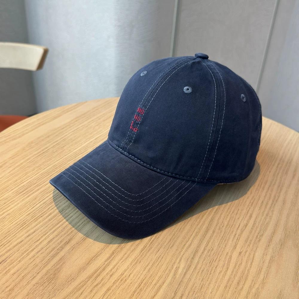 Year Small Letter Embroidered Soft Top Baseball Cap Children TH Home Thin Breathable Face Small Simple Couple Cap