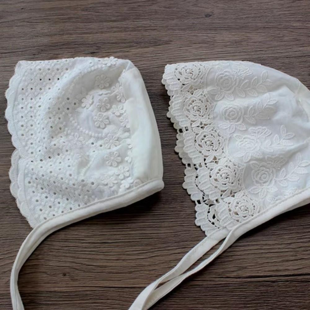 Adjustable Baby Lace Hats Cotton Newborn Cap Fashion Toddler Sun Hat Outdoor