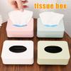 Solid Color Napkin Holder Plastic Paper Towel Box Simplicity Design Tissue Box  Home Use