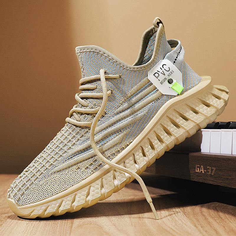 New Shoes for Men Casual Sport Shoes Spring Breathable Mesh Sneaker Comfortable Lace-up Trainers