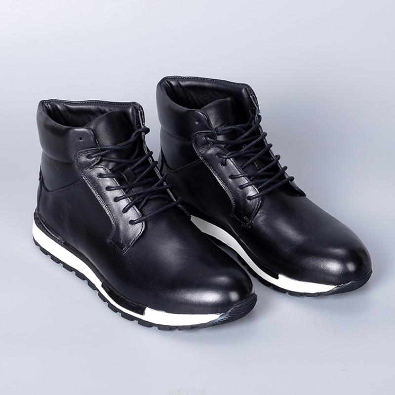 Fashion New British style winter high top vintage riding boots Men s casual boots business top ankle boots zapatos sapat a18 38