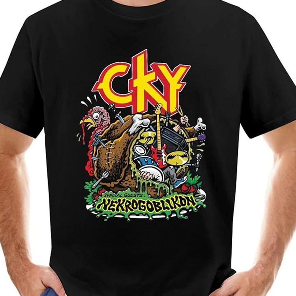 funny CKY Rock Band poster black T-shirt short sleeve All sizes JJ5157