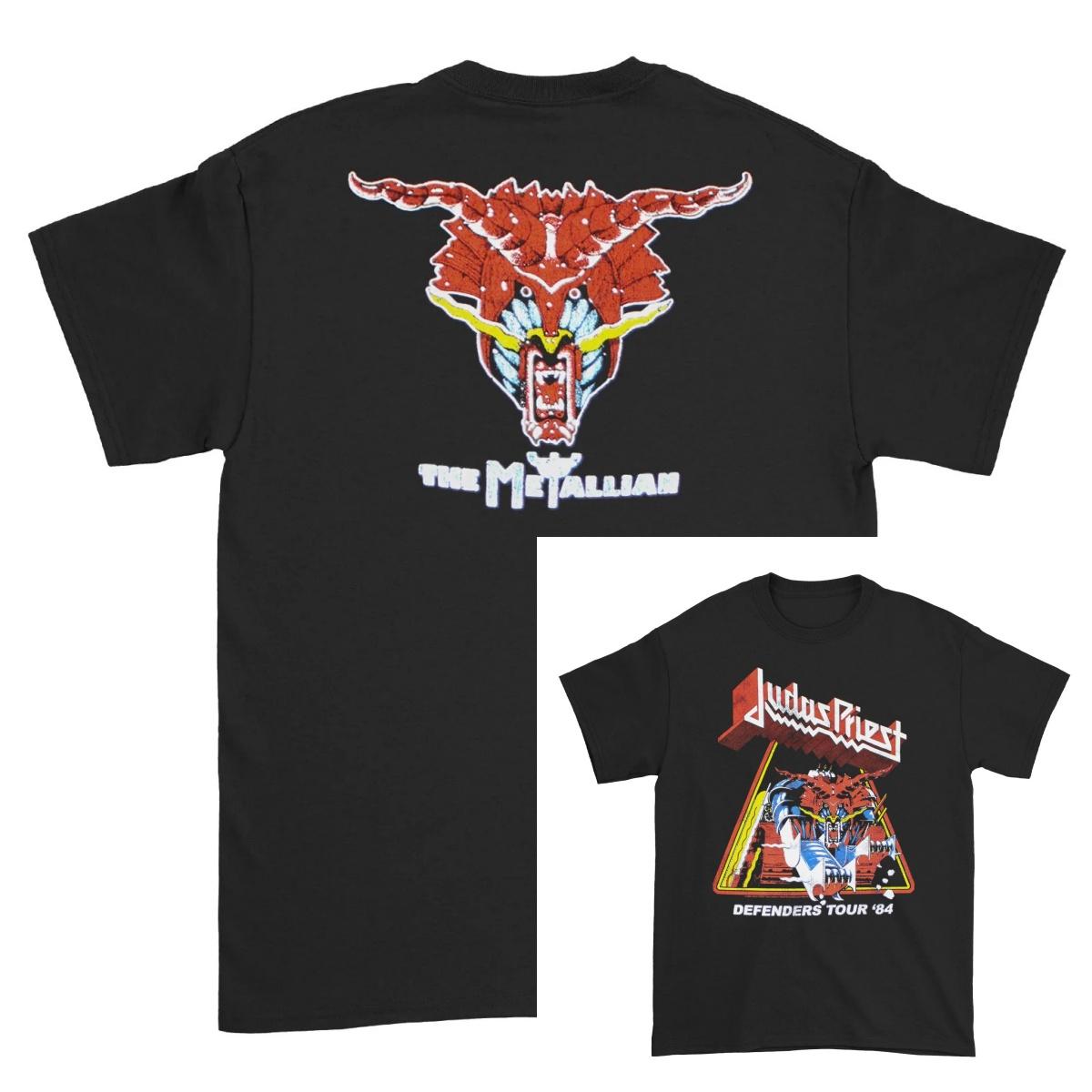 

Judas Priest Defenders Vintage Tour T-shirt High-end Luxury Is for Both Men and Women Top Y2k 2026 Summer 4XL