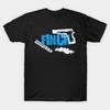Men Black Print T-shirt Finch Band No-Cut Transfer Paper Print Cotton Tshirt