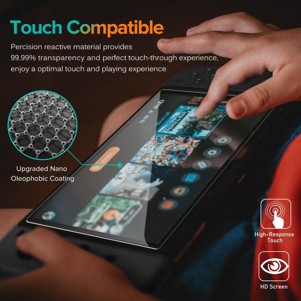 1/2/3 Pack Curved Edge Screen Protector Tempered Glass for Nintendo Switch 2nd Gen 2025 Game Console